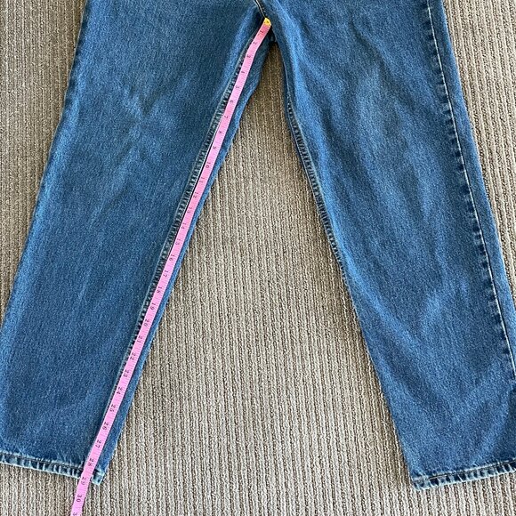 34x30 AMAZING Vintage 2001 Levi's 550 Jeans Made in USA! 100% cotton - Picture 11 of 12